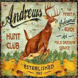 Hunting Metal Signs